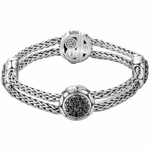 JOHN HARDY Station Bracelet Black Sapphire